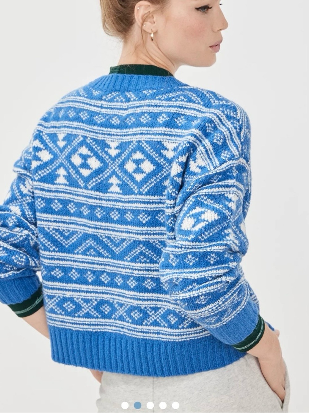 American Eagle Fair Isle Knit Sweater Size Medium